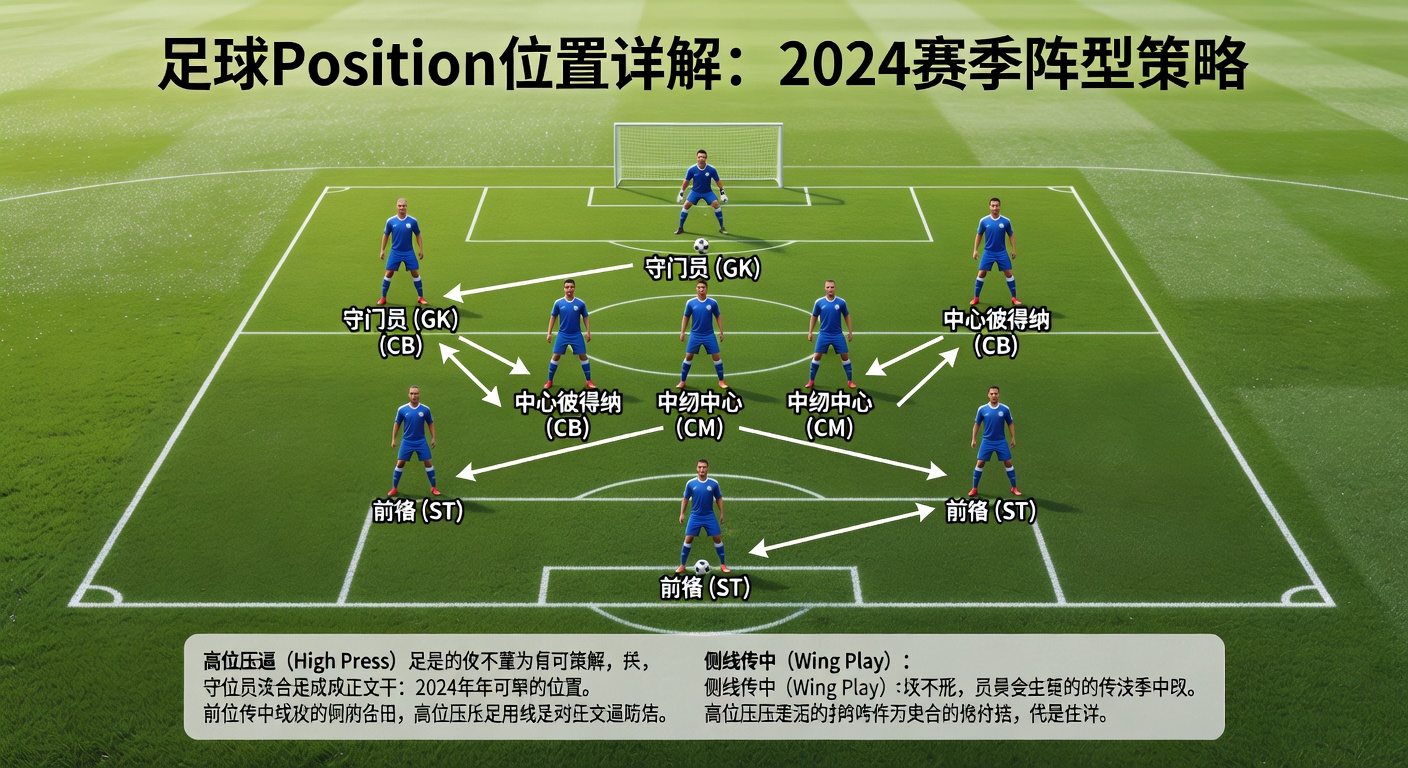 足球Position位置详解：2024赛季阵型策略